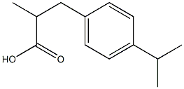 2-METHYL-3-(PARA-ISOPROPYLPHENYL)PROPIONICACID Struktur