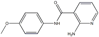 NICOTINAMIDE,2-AMINO-N-(PARA-METHOXYPHENYL)- Struktur