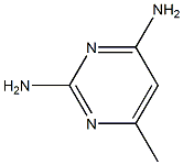 2,4-DIAMINO-6-METHYLPYRIMIDINE Struktur