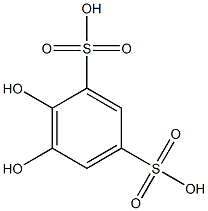 4,5-DIHYDROXY-1,3-BENZENEDISULPHONICACID Struktur