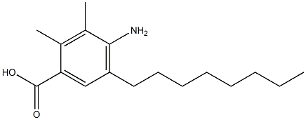 OCTYL-DIMETHYL-PARA-AMINOBENZOICACID Struktur