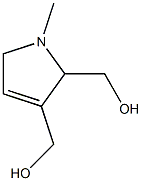 2,3-BISHYDROXYMETHYL-1-METHYL-3-PYRROLINE Struktur