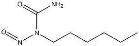 NITROSO-N-HEXYLUREA Struktur