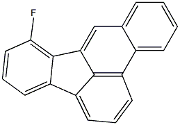 7-FLUOROBENZO(B)FLUORANTHENE Struktur