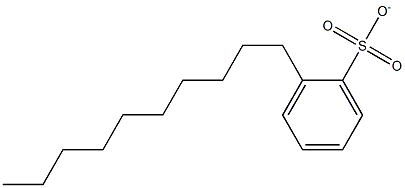 DECYLBENZENESULPHONATE Struktur