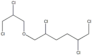 2,5,6-TRICHLOROHEXYL-2',3'-DICHLOROPROPYLETHER Struktur