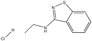 3-ETHYLAMINO-BENZISOTHIAZOL-HYDROCHLORIDE Struktur