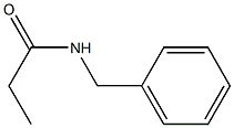 N-BENZYLPROPANAMIDE Struktur