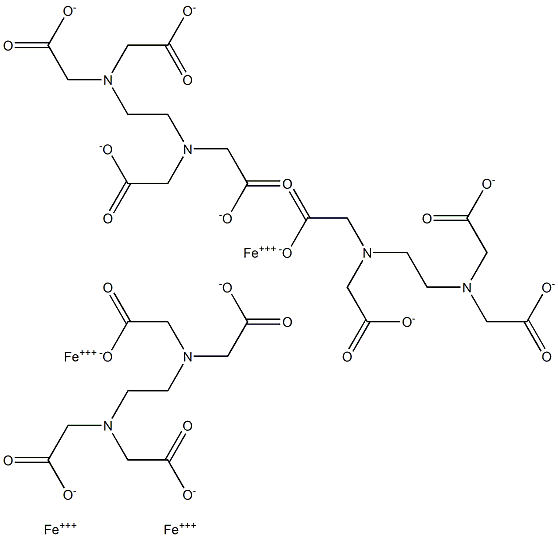 IRONII-EDTA Struktur