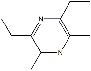 3,5-DIETHYL-2,6-DIMETHYLPYRAZINE Struktur