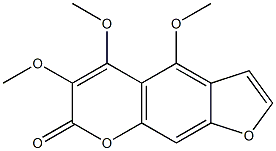 TRIMETHOXYPSORALEN Struktur