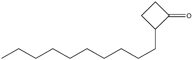 2-DECYLCYCLOBUTANONE Struktur