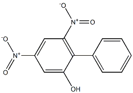 2-BIPHENYLOL,4,6-DINITRO- Struktur