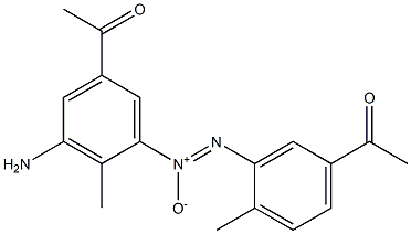 5,5'-DIACETYLAMINO-2,2'-DIMETHYLAZOXYBENZENE Struktur