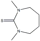 N,N'-DIMETHYLTETRAMETHYLENETHIOUREA Struktur