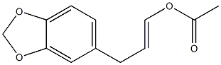 ACETOXYSAFROLE Struktur