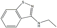 3-ETHYLAMINO-1,2-BENZISOTHIAZOLE Struktur