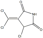 3-CHLORO-4-(DICHLOROMETHYLENE)-2,5-PYRROLIDINEDIONE Struktur