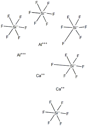 ALUMINUM-CALCIUMFLUOROSILICATE Struktur