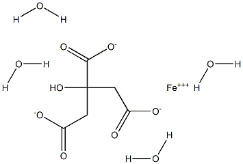 FERRICCITRATETETRAHYDRATE Struktur