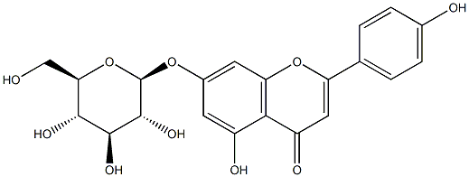 APIGENIN7-O-BETA-D-GLUCOSIDE Struktur