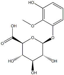 2-O-METHYLPYROGALLOL-1-O-BETA-D-GLUCURONIDE Struktur