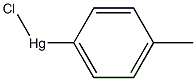 PARA-TOLYLMERCURYCHLORIDE Struktur