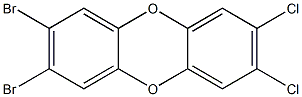 2,3-DIBROMO-7,8-DICHLORODIBENZO-PARA-DIOXIN Struktur