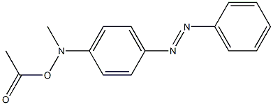 N-ACETOXY-N-METHYL-4-AMINOAZOBENZENE Struktur