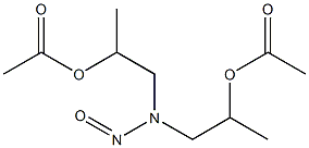 N,N-DI-(2-ACETOXY-N-PROPYL)NITROSAMINE Struktur