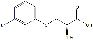 S-META-BROMOPHENYL-CYSTEINE Struktur