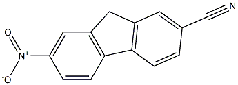 FLUORENE,2-CYANO-7-NITRO- Struktur