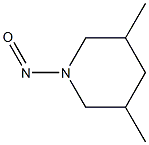 N-NITROSO-3,5-DIMETHYL-PIPERIDINE Struktur