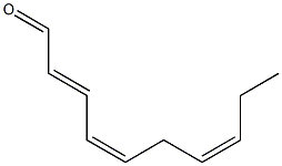 2-TRANS,4-CIS,7-CIS-DECATRIENAL Struktur