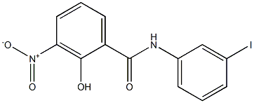 3'-IODO-3-NITROSALICYLANILIDE Struktur