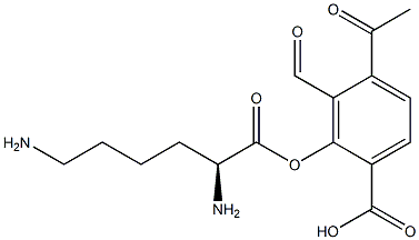 ACETYLSALICYLICACIDDL-LYSINE Struktur