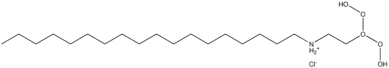 PENTAOXYETHYLSTEARYLAMMONIUMCHLORIDE Struktur