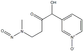 4-(METHYL-NITROSAMINO)-1-(3-PYRIDYL)-1-BUTANOLN-OXIDE Struktur