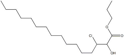 3-CHLORO-2-HYDROXY-1-PROPYLPALMITATE Struktur