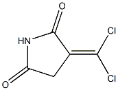 3-(DICHLOROMETHYLENE)-2,5-PYRROLIDINEDIONE Struktur