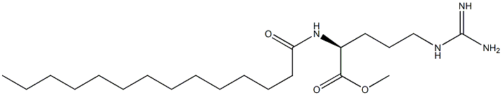 N-ALPHA-MYRISTOYL-L-ARGININEMETHYLESTER Struktur