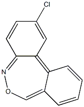 2-CHLORODIBENZOXAZEPINE Struktur