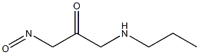 NITROSO-2-OXYPROPYLPROPYLAMINE Struktur