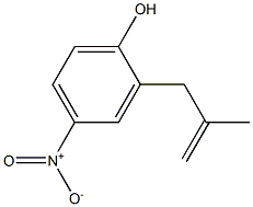 2-(2-METHYLALLYL)-4-NITROPHENOL Struktur