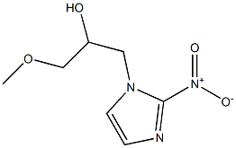 1-(2-HYDROXY-3-METHOXYPROPYL)-2-NITROIMIDAZOLE Struktur