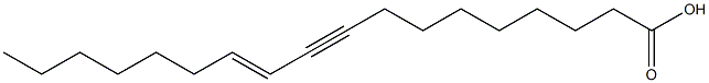 TRANS-11-OCTADECEN-9-YNOICACID Struktur