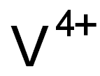 VANADIUM(4+),ION Struktur