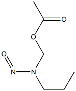 ACETICACID,PROPYLNITROSAMINOMETHYLESTER Struktur