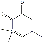 2,2,6-TRIMETHYLCYCLOHEXENEDIONE Struktur