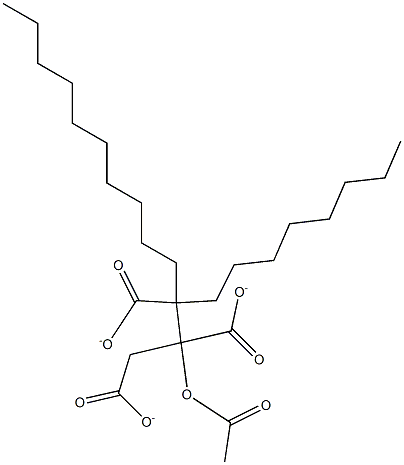 ACETYLOCTYLDECYLCITRATE Struktur